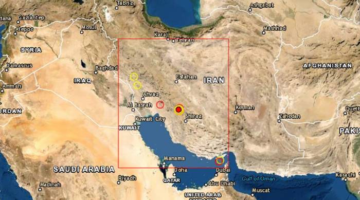 Землетрясение магнитудой 4,9 произошло в Иране
