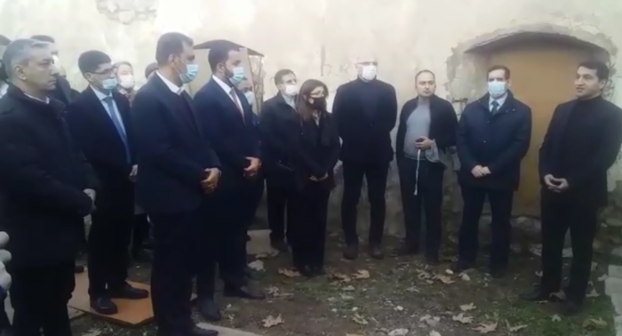 Представили дипкорпуса в Азербайджане посетили разрушенную армянами мечеть в Зангилане