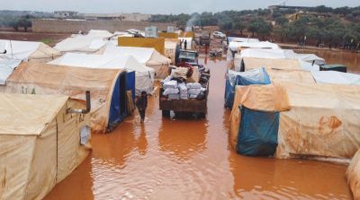 В Сирии десятки тысяч человек остались без жилья из-за наводнений
