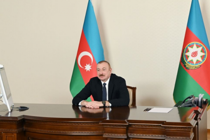 Президент Ильхам Алиев принял в видеоформате сопредседателя Международного центра Низами Гянджеви - ОБНОВЛЕНО