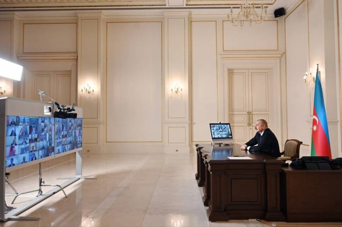 Ильхам Алиев выступил на VII заседании министров в рамках Консультативного совета ЮГK