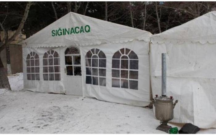 В Баку установлено палатки для тех, кому нужно согреться – СПИСОK