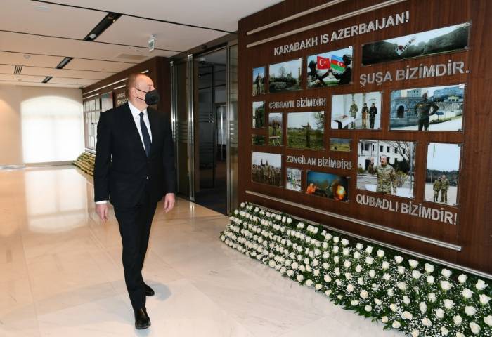 Ильхам Алиев на открытии нового административного здания Азербайджанского Каспийского морского пароходства  ФОТО- ОБНОВЛЕНО