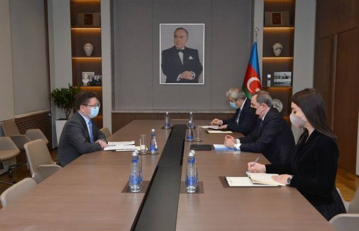 Джейхун Байрамов встретился с главой бакинского офиса Совета Европы
