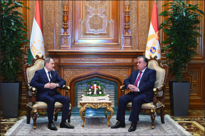 Глава МИД Азербайджана встретился с Президентом Таджикистана 