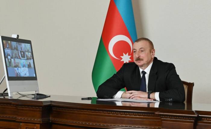 Президент Ильхам Алиев выступил на съезде правящей партии
