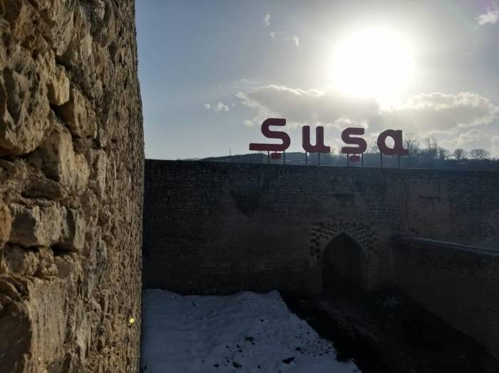 Завершен первый этап проекта по восстановлению стен Шушинской крепости