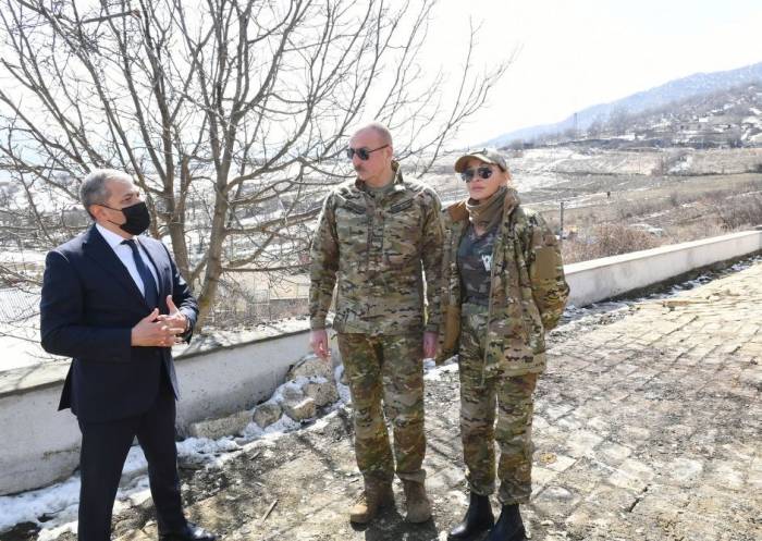 Президент Ильхам Алиев дал поручения, связанные с восстановлением села Дашалты - ФОТО