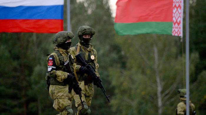 Российские военные прибыли в Белоруссию на совместные учения