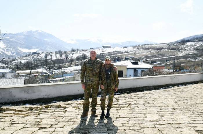 Ильхам Алиев и Мехрибан Алиева посетили село Дашалты ФОТО-ВИДЕО