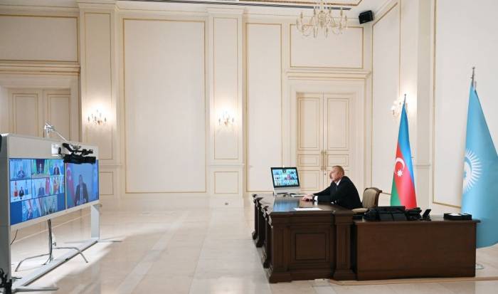 Ильхам Алиев выступил на саммите Совета сотрудничества тюркоязычных государств - ФОТО