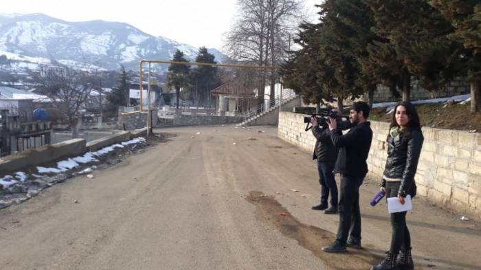Представители азербайджанских СМИ побывали в Гадруте 
