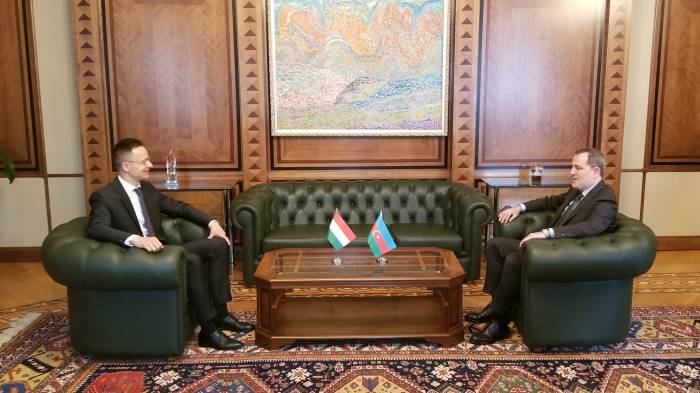 Джейхун Байрамов принял министра иностранных дел и торговли Венгрии