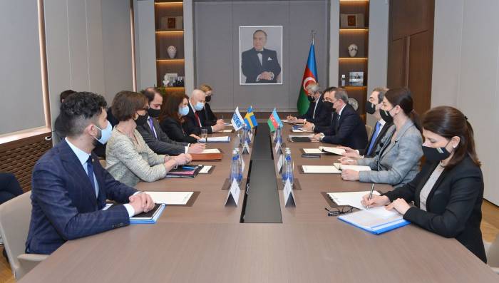 Глава МИД Азербайджана встретился с действующим председателем ОБСЕ - ФОТО
