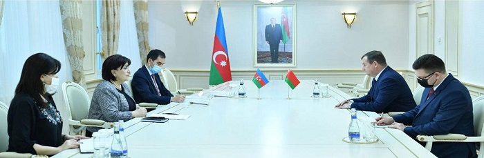 Спикер Милли Меджлиса встретилась с послом Беларуси в Азербайджане
