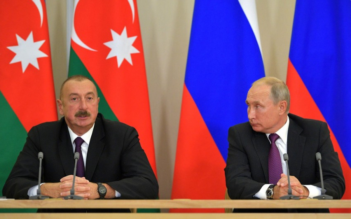 Ильхам Алиев и Путин обсудили ситуацию вокруг Нагорного Карабаха