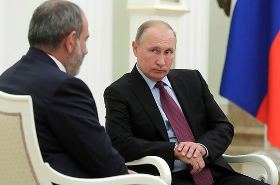 Путин и Пашинян сегодня проведут в Москве переговоры
