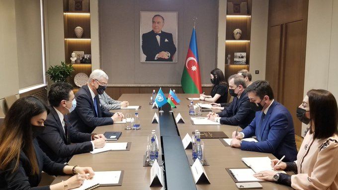 Проходит встреча между главой МИД Азербайджана и председателем Генассамблеи ООН
