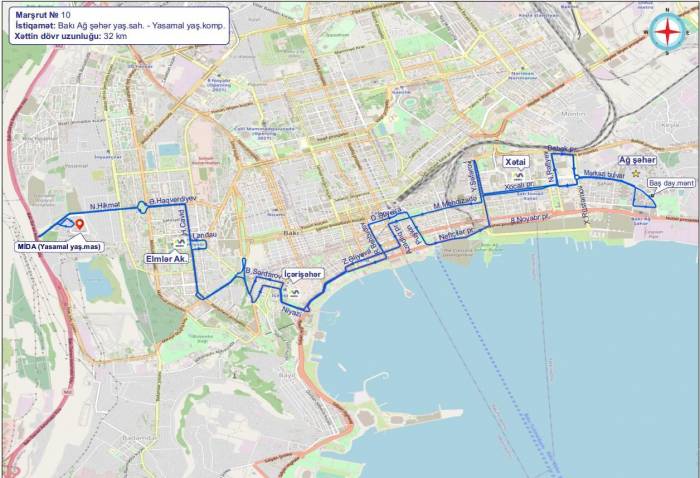 В Баку открывается новый автобусный маршрут
