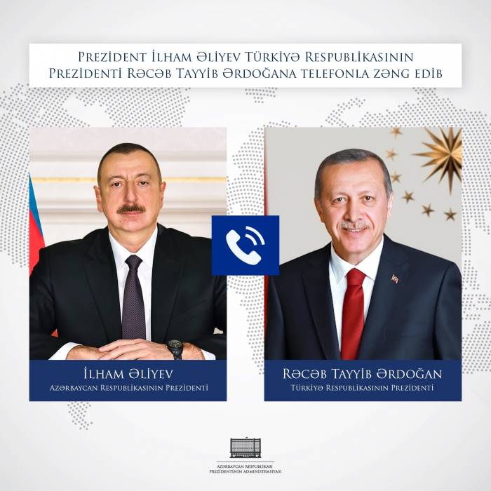 Состоялся телефонный разговор между Президентами Азербайджана и Турции