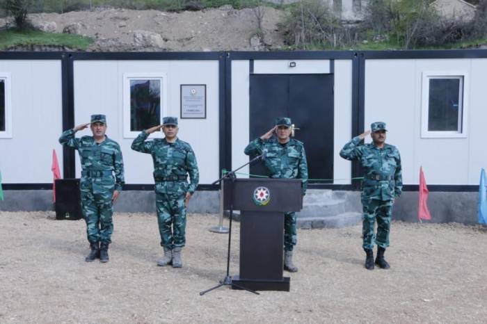 В Губадлы открылась очередная воинская часть ГПС Азербайджана - ФОТО