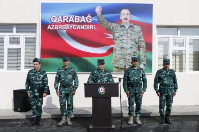 На границе с Арменией открылась новая воинская часть ГПС Азербайджана - ФОТО