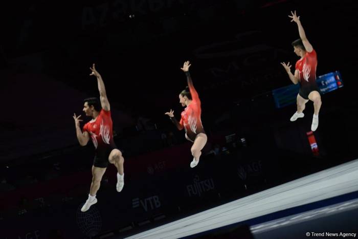 В Баку определились финалисты ЧМ по аэробной гимнастике среди трио
