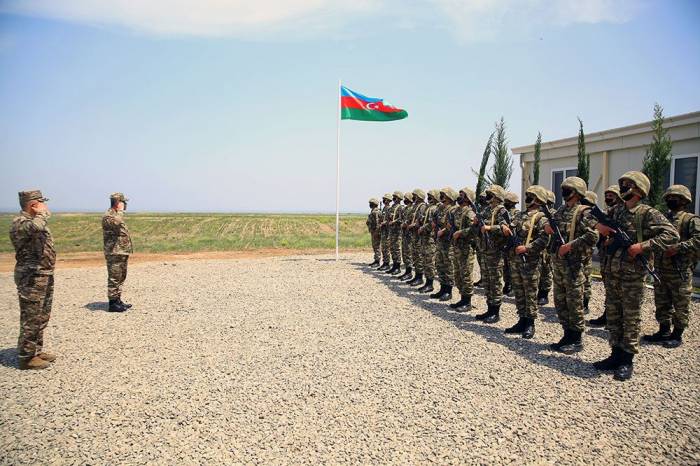 На освобожденных территориях Азербайджана открылись новые воинские части - ФОТО