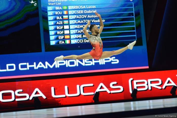 В Баку стартовал заключительный день 16-го чемпионата мира по аэробной гимнастике 