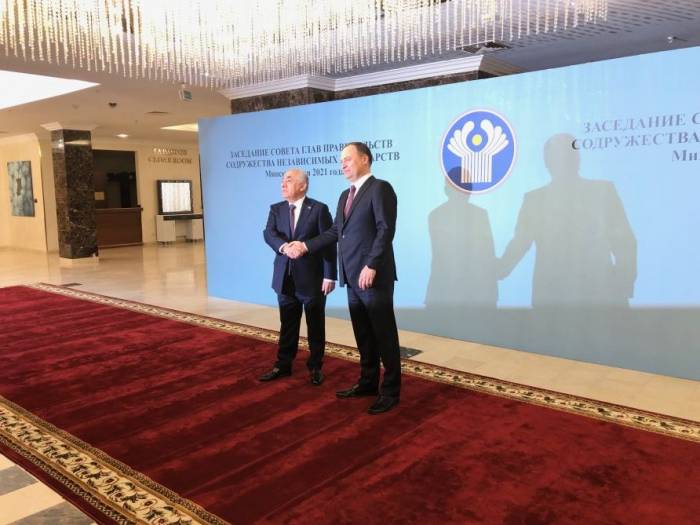 Премьер Азербайджана встретился с белорусским коллегой