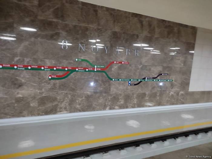 Новая станция метро "8 Ноября" в Баку будет введена в эксплуатацию 31 мая