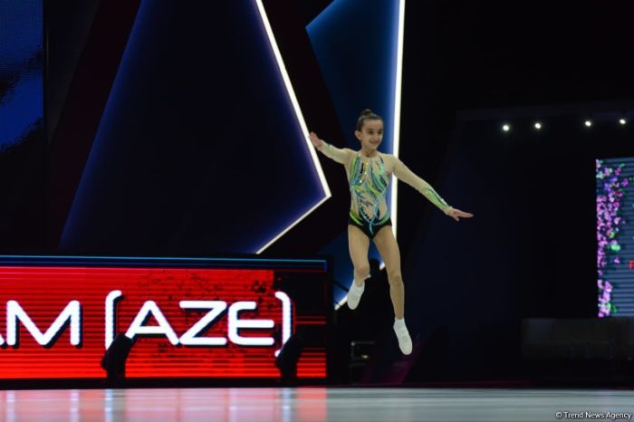 Азербайджанская спортсменка завоевала бронзу на Всемирных соревнованиях по аэробной гимнастике в Баку 