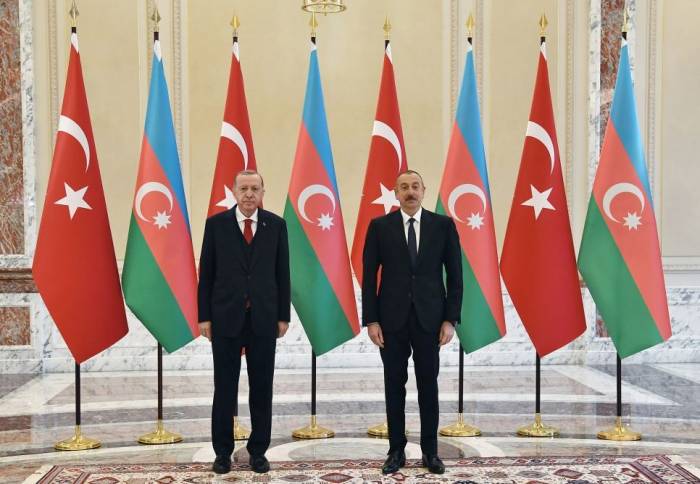 Ильхам Алиев и  Реджеп Тайип Эрдоган выступают с совместным заявлением для прессы - ПРЯМОЙ ЭФИР