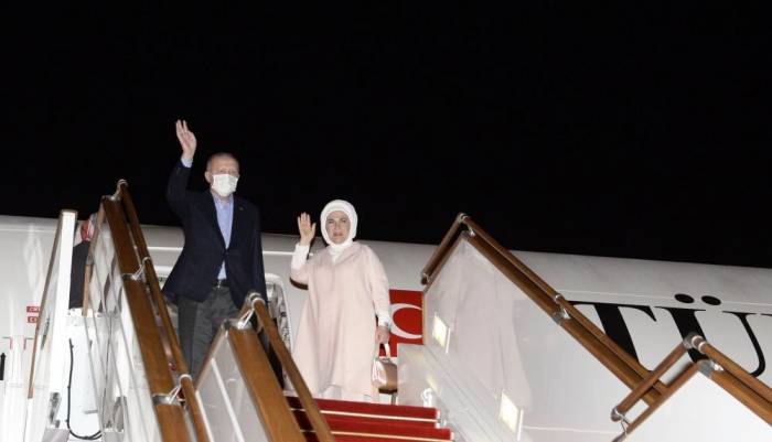 Завершился визит Президента Турции Реджепа Тайипа Эрдогана в Азербайджан - ФОТО