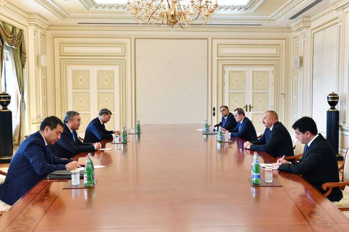 Президент Ильхам Алиев принял заместителя премьер-министра Казахстана