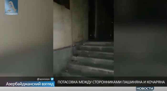 Сторонники Пашиняна напали на штаб-квартиру Роберта Кочаряна, произошла потасовка - ВИДЕО