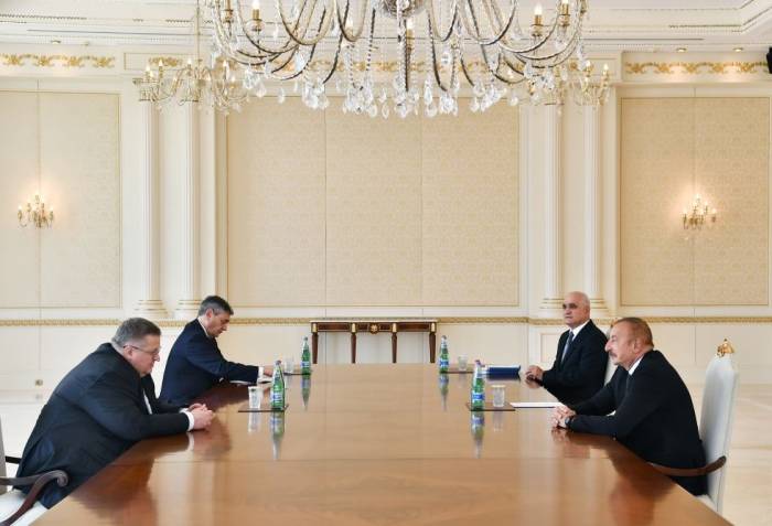 Ильхам Алиев принял зампредседателя правительства РФ
