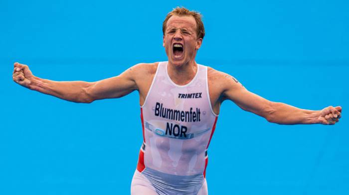 Норвежец Блюмменфельт выиграл золото Олимпиады в мужском триатлоне