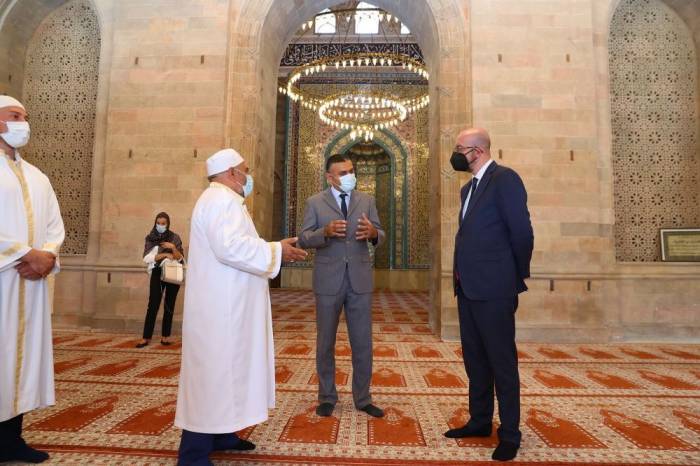 Президент ЕC посетил Джума-мечеть - ФОТО