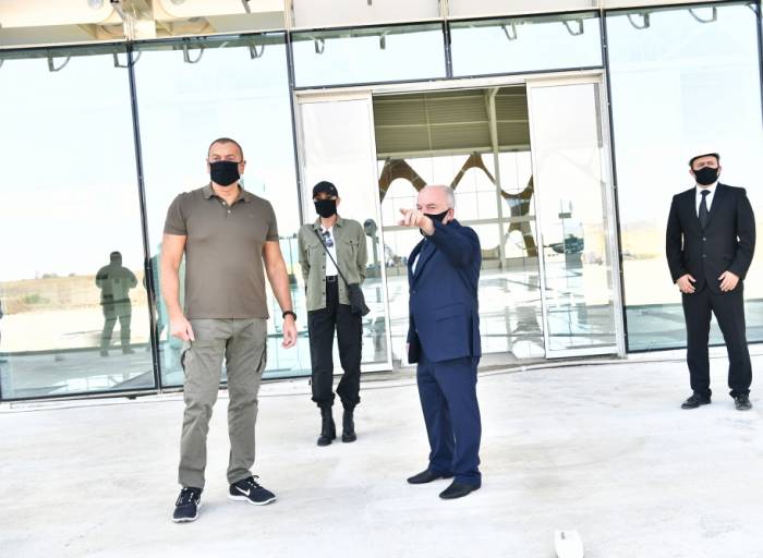 Ильхам Алиев и Мехрибан Алиева ознакомились с работой, проделанной в Физулинском международном аэропорту- ОБНОВЛЕНО-ФОТО