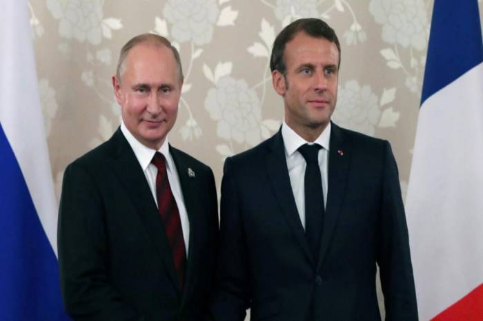Путин проинформировал Макрона о ходе реализации трёхсторонних заявлений по Карабаху