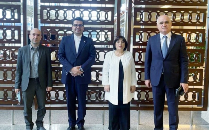 Азербайджанская делегация в Тегеране
