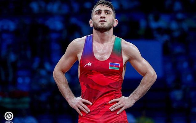 Азербайджанский борец в финале Олимпиады в Токио
