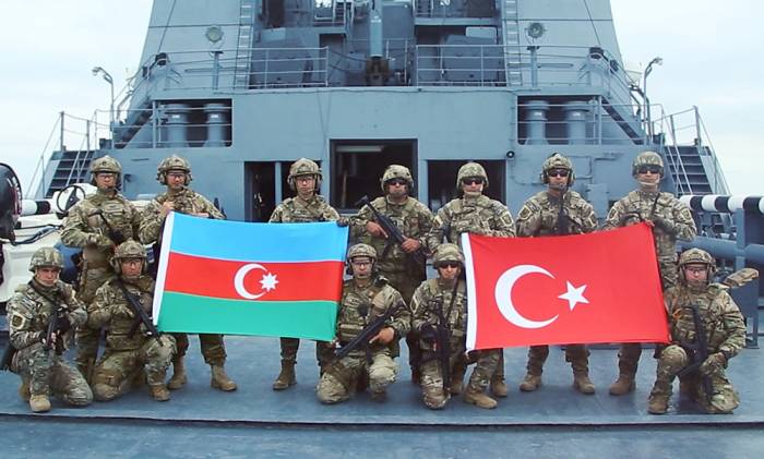Отработан очередной этап азербайджано-турецких учений - ВИДЕО
