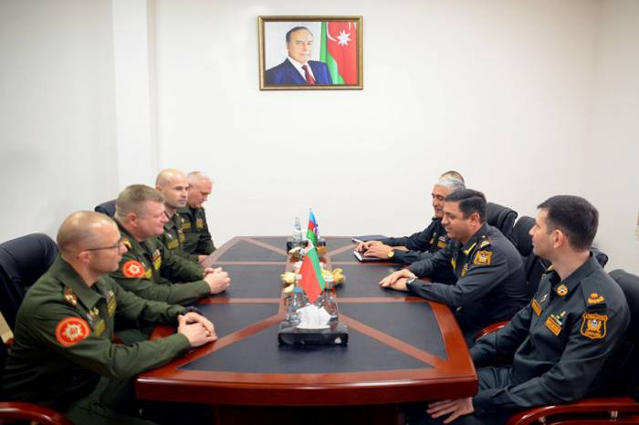 Состоялась рабочая встреча делегаций Азербайджана и Беларуси, посвященная военно-кадровым вопросам
