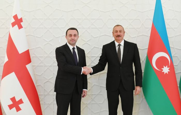 Президент Азербайджана встретился с премьер-министром Грузии - ФОТО