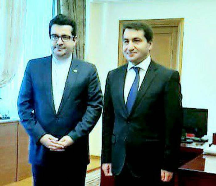 Посол Ирана пришел к Хикмету Гаджиеву