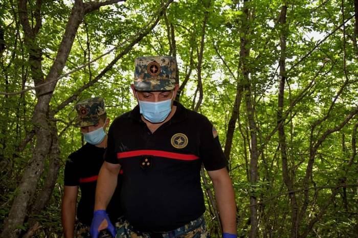 В Джебраиле обнаружены останки армянских военнослужащих
