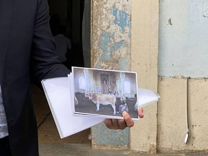 В Агдаме иранской делегации представлены фотофакты в связи с армянским вандализмом - ФОТО