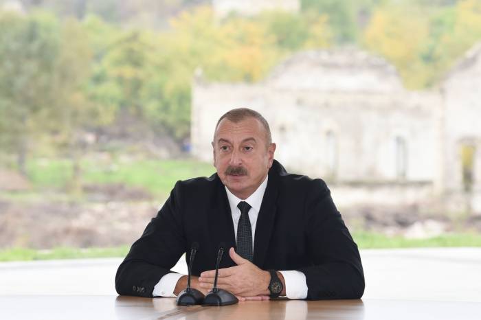 Президент: Худаферинский мост - доказательство таланта азербайджанского народа